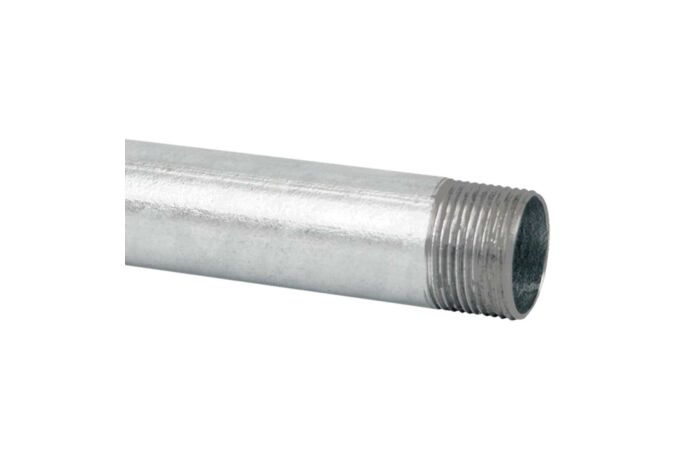 KOPOS Trubka pevná 6036 ZNM závitová Ø47,0/44,0mm, –60 až +250°C, ocel, stříbrná (délka 3m)
