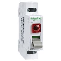 SCHNEIDER Spínač iSW 20A 2P 230V červ. signálka