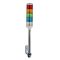 SCHNEIDER Signální sloup 60mm 24 V trvalý LED, čirá/modrá/zelená/oranžová/červená
