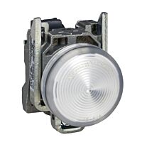 SCHNEIDER Signálka XB4BVM1EX s LED 240V bílá