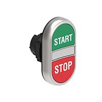 LOVATO Hlavice LPCBL7133 ovládací dvoutlačítková "START-STOP" zelená/červená