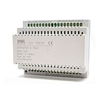 URMET Relé 788/58 pro přepínání až 4 tlačítkových panelů telefonního systému, 6 DIN modulů