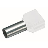 CIMCO Izolovaná dvojitá dutinka Cu 2 x 0,75/10 mm, bílá (100 ks)