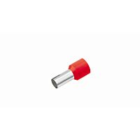 CIMCO Izolovaná dutinka Cu 1/12 mm, červená (100 ks)