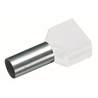 CIMCO Izolovaná dvojitá dutinka Cu 2 x 0,75/8 mm, bílá (100 ks)