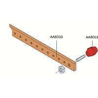 ABB Skříně automatizační SR2 Držák přípojnice (5ks)  AA8011