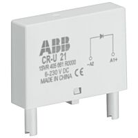 ABB Paticová reléCR-U 91 Modul ochrana diodou a LED červená, (110-230V ACDC)  1SVR405664R0100