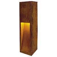 SLV Svítidlo RUSTY SLOT 50 11W E27  lampa stojací 50cm IP44 rezavá