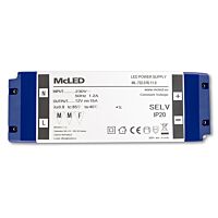 MCLED Napaječ  LED 12V/15A ML-732.076.11.0 IP20, plastové provedení se svorkovnicí