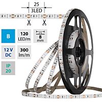 MCLED Pásek LED SMD2835 B, 120LED/m, 9,6W/m, DC 12V, 300lm/m, IP20, 8mm, 5m