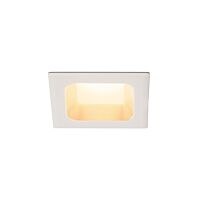 VERLUX, vestavné svítidlo, LED, 3000K, bílé matné, D/Š/H 8,5/8,5/4,5 cm, 10 W