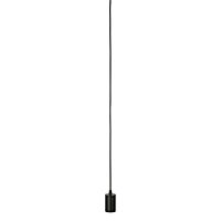 FITU, závěsné svítidlo, A60, kulaté, černé, kabel 5 m bez koncovky, max. 60 W