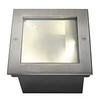 DASAR 255 LED SQUARE inground fitting, asymmetrical, stainl. steel 316, 28W, 3000K