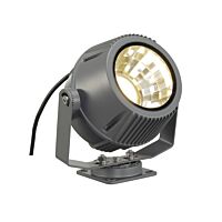 SLV Svítidlo LED FLAC BEAM 27W 1600lm 3000K reflektor s modulem Philips DLM ES  IP65 šedá