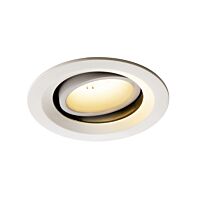 NUMINOS® MOVE DL M, vnitřní LED zápustné stropní svítidlo bílá/bílá 2700 K 55° otočné a výkyvné