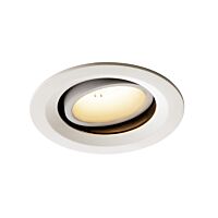 NUMINOS® MOVE DL M, vnitřní LED zápustné stropní svítidlo bílá/bílá 3000 K 20° otočné a výkyvné