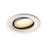 NUMINOS® MOVE DL M, vnitřní LED zápustné stropní svítidlo bílá/bílá 3000 K 40° otočné a výkyvné