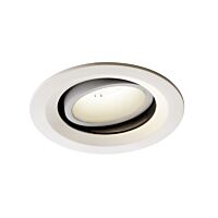 NUMINOS® MOVE DL M, vnitřní LED zápustné stropní svítidlo bílá/bílá 4000 K 20° otočné a výkyvné