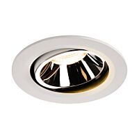 NUMINOS® MOVE DL L, vnitřní LED zápustné stropní svítidlo bílá/chrom 2700 K 20° otočné a výkyvné