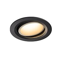 NUMINOS® MOVE DL L, vnitřní LED zápustné stropní svítidlo černá/bílá 3000 K 55° otočné a výkyvné