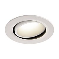 NUMINOS® MOVE DL L, vnitřní LED zápustné stropní svítidlo bílá/bílá 4000 K 20° otočné a výkyvné