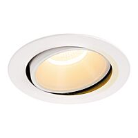 NUMINOS® MOVE DL XL, vnitřní LED zápustné stropní svítidlo bílá/bílá 2700 K 20° otočné a výkyvné