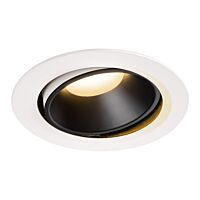 NUMINOS® MOVE DL XL, vnitřní LED zápustné stropní svítidlo bílá/černá 2700 K 40° otočné a výkyvné