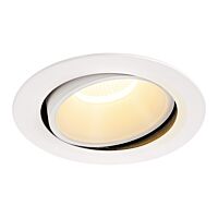 NUMINOS® MOVE DL XL, vnitřní LED zápustné stropní svítidlo bílá/bílá 3000 K 20° otočné a výkyvné
