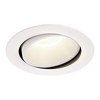 NUMINOS® MOVE DL XL, vnitřní LED zápustné stropní svítidlo bílá/bílá 4000 K 20° otočné a výkyvné