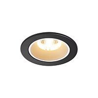 NUMINOS® DL S, vnitřní LED zápustné stropní svítidlo černá/bílá 2700 K 20° včetně listových pružin
