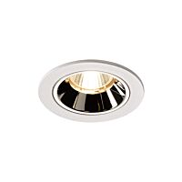 NUMINOS® DL S, vnitřní LED zápustné stropní svítidlo bílá/chrom 2700 K 20°
