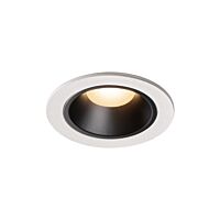 NUMINOS® DL S, vnitřní LED zápustné stropní svítidlo bílá/černá 2700 K 40°
