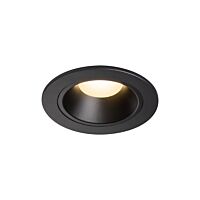 NUMINOS® DL S, vnitřní LED zápustné stropní svítidlo černá/černá 3000 K 20°