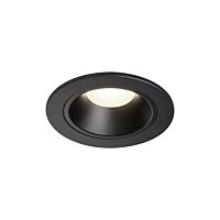 NUMINOS® DL S, vnitřní LED zápustné stropní svítidlo černá/černá 4000 K 20°