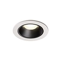 NUMINOS® DL S, vnitřní LED zápustné stropní svítidlo bílá/černá 4000 K 20°