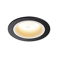 SLV Svítidlo LED NUMINOS® DL M, vnitřní  zápustné stropní  černá/bílá 2700 K 55°