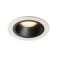 NUMINOS® DL M, vnitřní LED zápustné stropní svítidlo bílá/černá 2700 K 20°