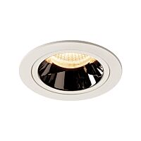 NUMINOS® DL M, vnitřní LED zápustné stropní svítidlo bílá/chrom 2700 K 20°