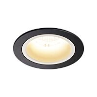 SLV Svítidlo LED NUMINOS® DL M, vnitřní  zápustné stropní  černá/bílá 3000 K 20°