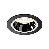 SLV Svítidlo LED NUMINOS® DL M, vnitřní  zápustné stropní  černá/chrom 4000 K 20°