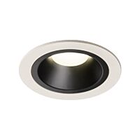 NUMINOS® DL M, vnitřní LED zápustné stropní svítidlo bílá/černá 4000 K 20° Kardanův závěs, otočné a výkyvn