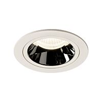 SLV Svítidlo LED NUMINOS® DL M, vnitřní  zápustné stropní  bílá/chrom 4000 K 20°