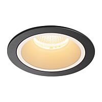 NUMINOS® DL L, vnitřní LED zápustné stropní svítidlo černá/bílá 2700 K 20°