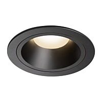 NUMINOS® DL L, vnitřní LED zápustné stropní svítidlo černá/černá 3000 K 20°