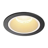 SLV Svítidlo LED NUMINOS® DL L, vnitřní  zápustné stropní  černá/bílá 3000 K 20°