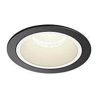 SLV Svítidlo LED NUMINOS® DL L, vnitřní  zápustné stropní  černá/bílá 4000 K 55°