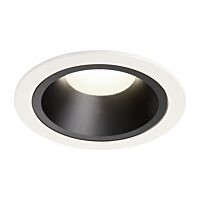 NUMINOS® DL L, vnitřní LED zápustné stropní svítidlo bílá/černá 4000 K 20° Kardanův závěs, otočné a výkyvn