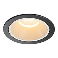 NUMINOS® DL XL, vnitřní LED zápustné stropní svítidlo černá/bílá 2700 K 40°