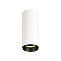 NUMINOS® CL PHASE S, vnitřní LED přisazené stropní svítidlo bílá/černá 2700 K 24°