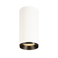 NUMINOS® CL DALI L, vnitřní LED přisazené stropní svítidlo bílá/černá 2700 K 24°